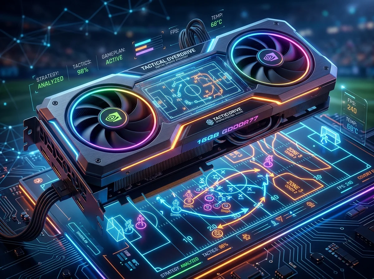FanPlayFoot Concept Graphic Card